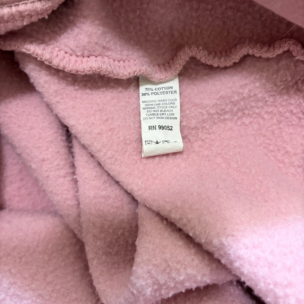 Glossier Pink Hoodie Size L - Picture 5 of 9